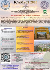 International Conference on Advances in Mathematical Sciences and Computational Intelligence (ICAMSCI 2026)